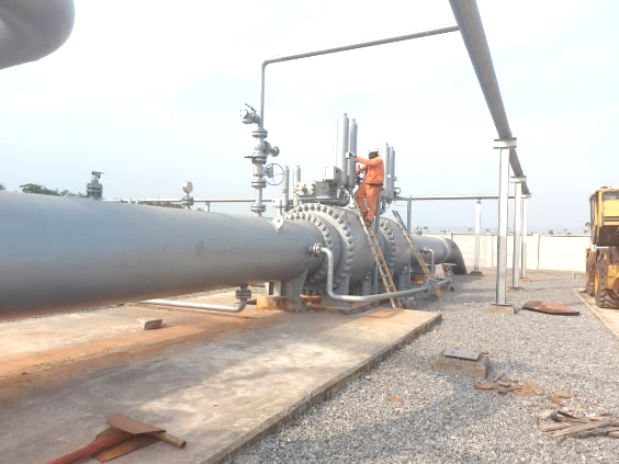 Gas processing and commissioning activities